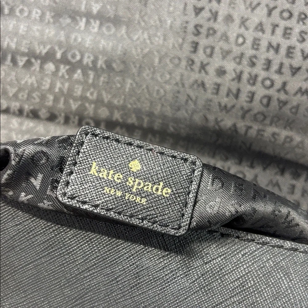 Kate Spade Alek Charlotte leather Street Black Crossbody  chain purse